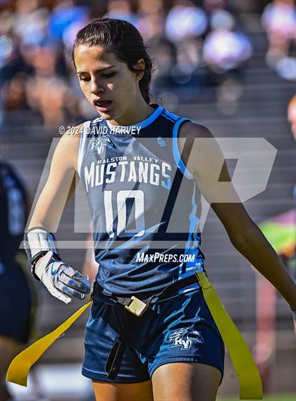 Thumbnail 3 in 5A Flag Football Second Round Valor vs Ralston Valley photogallery.