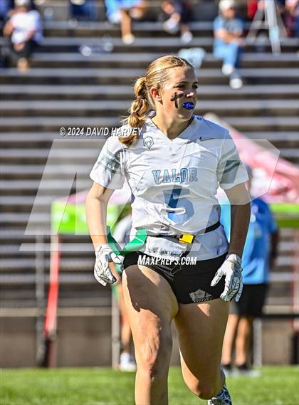 Thumbnail 3 in 5A Flag Football Second Round Valor vs Ralston Valley photogallery.