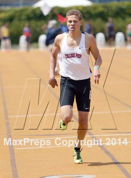 Thumbnail 2 in CIF NCS Masters Track and Field (Boys 400 Meter Dash Prelims and Finals)  photogallery.
