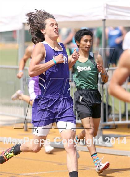 Thumbnail 1 in CIF NCS Masters Track and Field (Boys 400 Meter Dash Prelims and Finals)  photogallery.