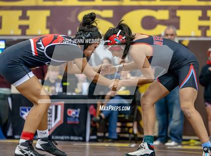 Thumbnail 1 in NIAA All Girls Southern Region Wrestling Qualifier (Prelim Day 2 AM Mat 1) photogallery.