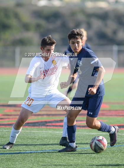 Thumbnail 2 in Del Norte vs. Cathedral Catholic photogallery.
