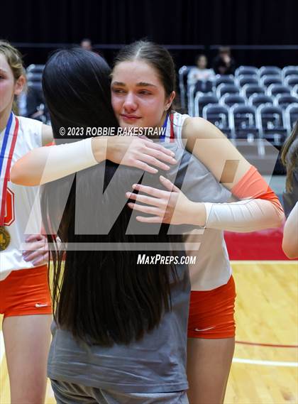 Thumbnail 2 in Davenport vs. Celina (UIL 4A Volleyball Semifinal Medal Ceremony) photogallery.