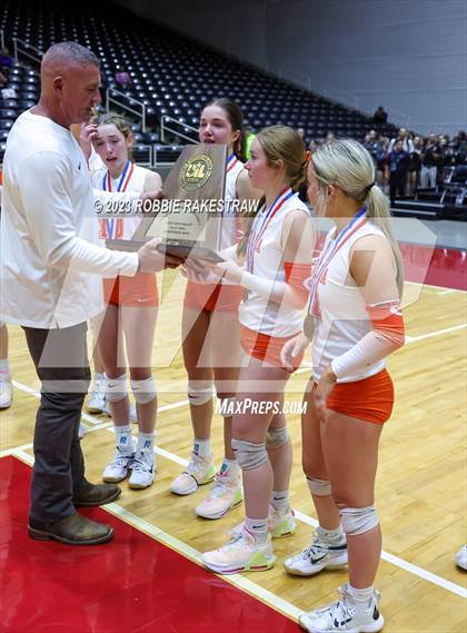 Thumbnail 2 in Davenport vs. Celina (UIL 4A Volleyball Semifinal Medal Ceremony) photogallery.