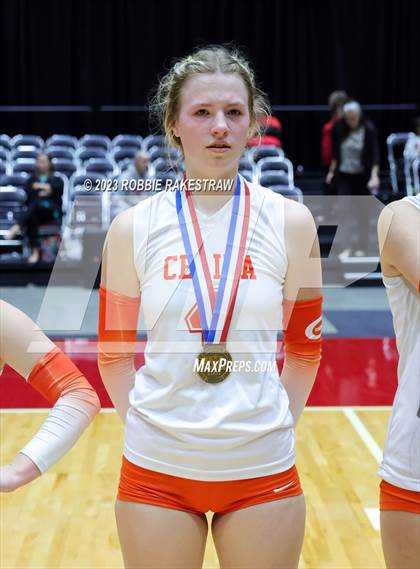 Thumbnail 1 in Davenport vs. Celina (UIL 4A Volleyball Semifinal Medal Ceremony) photogallery.