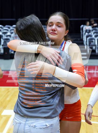 Thumbnail 2 in Davenport vs. Celina (UIL 4A Volleyball Semifinal Medal Ceremony) photogallery.