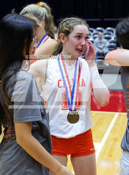 Thumbnail 3 in Davenport vs. Celina (UIL 4A Volleyball Semifinal Medal Ceremony) photogallery.