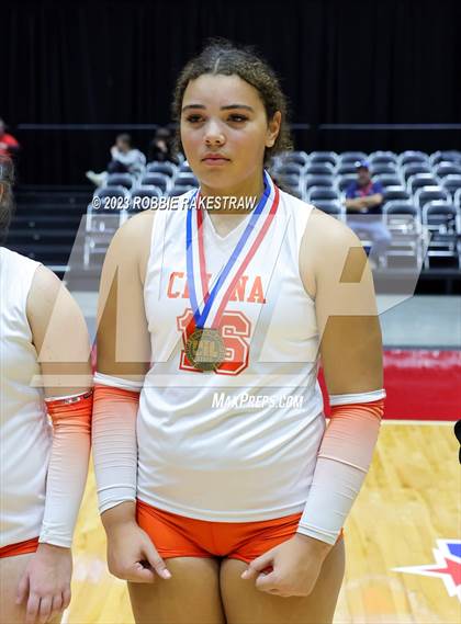 Thumbnail 3 in Davenport vs. Celina (UIL 4A Volleyball Semifinal Medal Ceremony) photogallery.