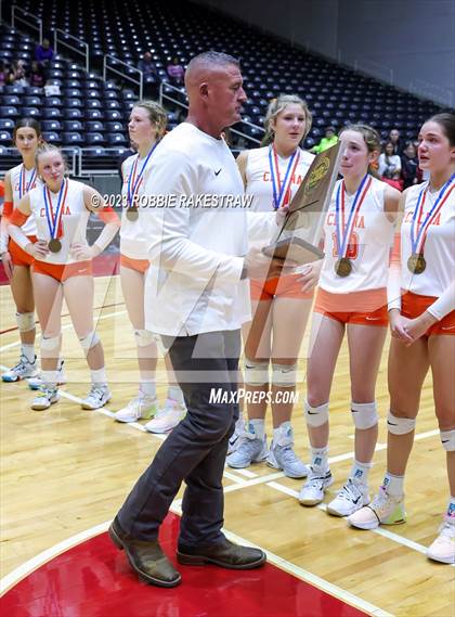 Thumbnail 1 in Davenport vs. Celina (UIL 4A Volleyball Semifinal Medal Ceremony) photogallery.
