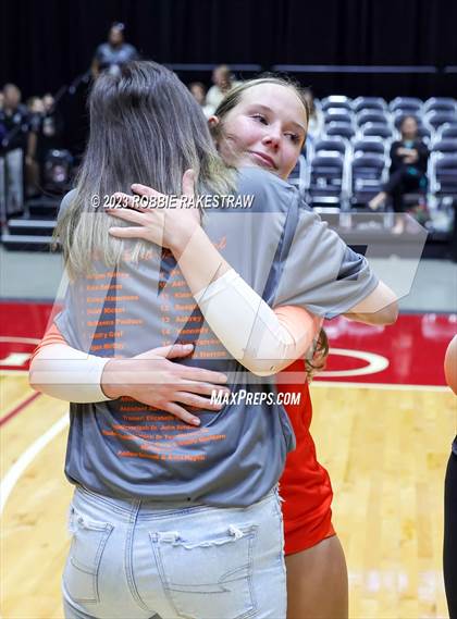 Thumbnail 1 in Davenport vs. Celina (UIL 4A Volleyball Semifinal Medal Ceremony) photogallery.