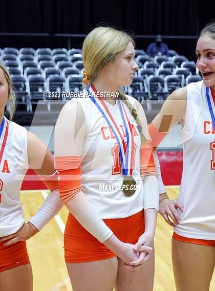 Thumbnail 3 in Davenport vs. Celina (UIL 4A Volleyball Semifinal Medal Ceremony) photogallery.