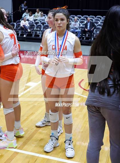 Thumbnail 3 in Davenport vs. Celina (UIL 4A Volleyball Semifinal Medal Ceremony) photogallery.