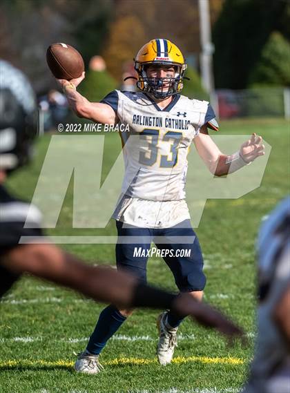 Thumbnail 3 in Arlington Catholic vs. Blackstone Valley RVT (MIAA Division  6 Round of 16) photogallery.