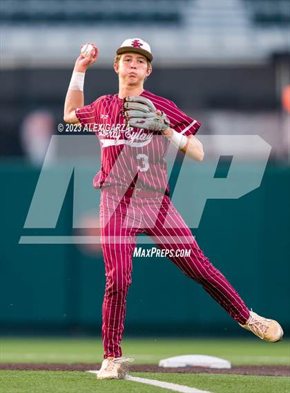 Thumbnail 3 in Liberty-Eylau vs  China Spring (UIL 4A State Baseball Final) photogallery.