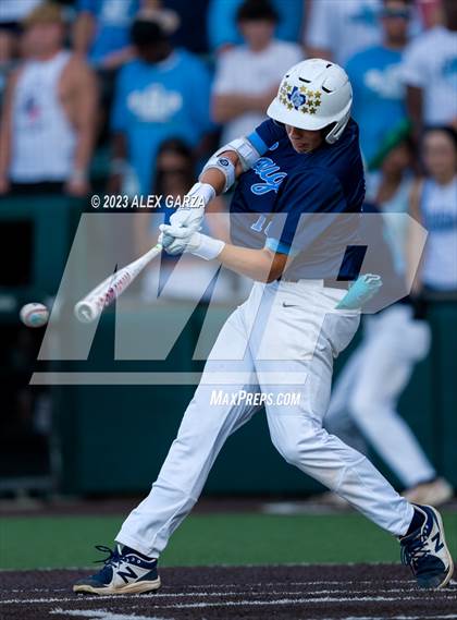 Thumbnail 1 in Liberty-Eylau vs  China Spring (UIL 4A State Baseball Final) photogallery.