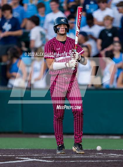 Thumbnail 3 in Liberty-Eylau vs  China Spring (UIL 4A State Baseball Final) photogallery.