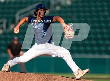 Thumbnail 2 in Liberty-Eylau vs  China Spring (UIL 4A State Baseball Final) photogallery.