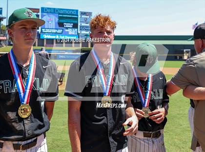 Thumbnail 3 in Brock vs. Franklin (UIL 3A Baseball Final Medal Ceremony) photogallery.