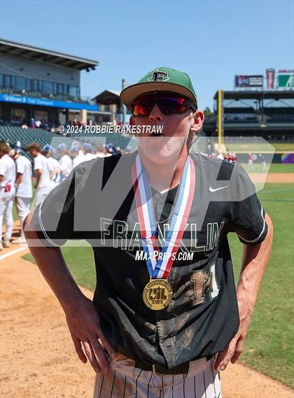 Thumbnail 1 in Brock vs. Franklin (UIL 3A Baseball Final Medal Ceremony) photogallery.