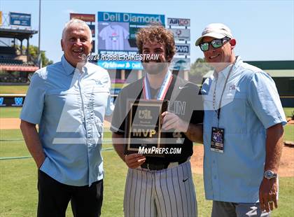 Thumbnail 3 in Brock vs. Franklin (UIL 3A Baseball Final Medal Ceremony) photogallery.