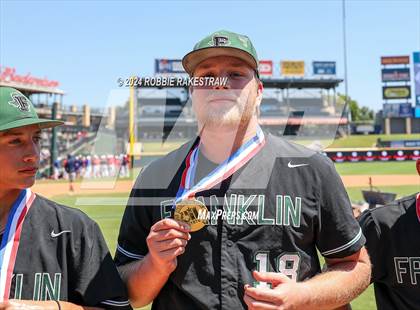Thumbnail 1 in Brock vs. Franklin (UIL 3A Baseball Final Medal Ceremony) photogallery.