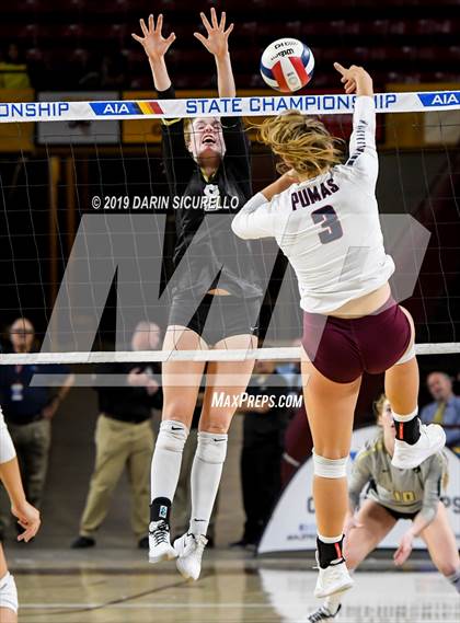 Thumbnail 3 in Basha vs Perry (AIA 6A State Finals) photogallery.