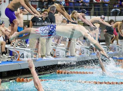 Thumbnail 3 in UIL 6A Boys Swimming & Diving State Prelims photogallery.