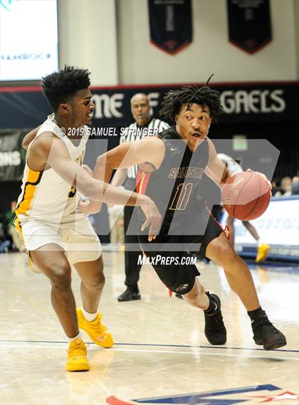 Thumbnail 2 in Salesian College Preparatory vs. Bishop O'Dowd (MaxPreps MLK Classic) photogallery.