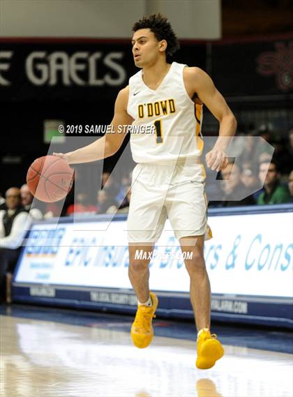 Thumbnail 1 in Salesian College Preparatory vs. Bishop O'Dowd (MaxPreps MLK Classic) photogallery.