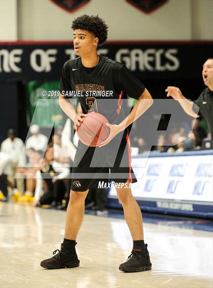 Thumbnail 1 in Salesian College Preparatory vs. Bishop O'Dowd (MaxPreps MLK Classic) photogallery.