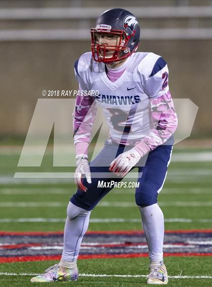Thumbnail 3 in Shoreham-Wading River vs. Cold Spring Harbor - Class IV Long Island Championship photogallery.
