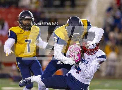 Thumbnail 3 in Shoreham-Wading River vs. Cold Spring Harbor - Class IV Long Island Championship photogallery.