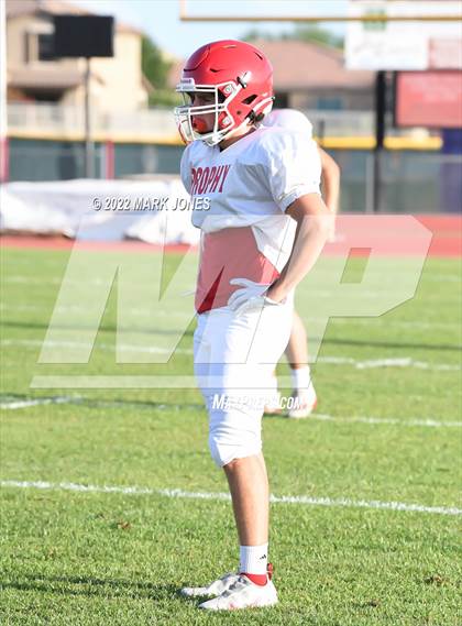 Thumbnail 1 in Queen Creek vs. Brophy College Prep (Scrimmage)  photogallery.