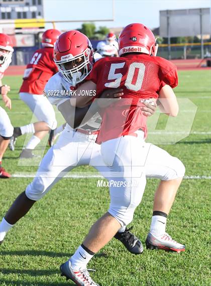 Thumbnail 2 in Queen Creek vs. Brophy College Prep (Scrimmage)  photogallery.