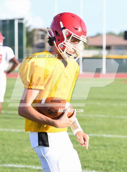 Thumbnail 1 in Queen Creek vs. Brophy College Prep (Scrimmage)  photogallery.