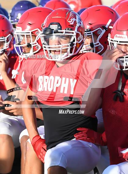 Thumbnail 2 in Queen Creek vs. Brophy College Prep (Scrimmage)  photogallery.