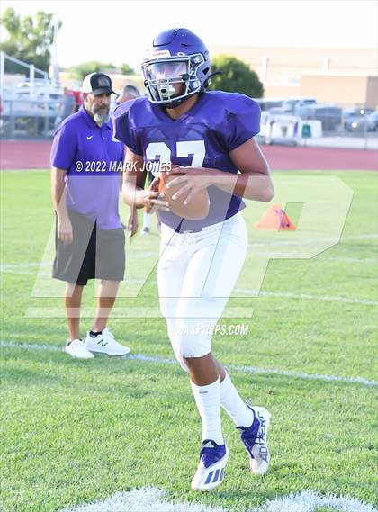 Thumbnail 1 in Queen Creek vs. Brophy College Prep (Scrimmage)  photogallery.