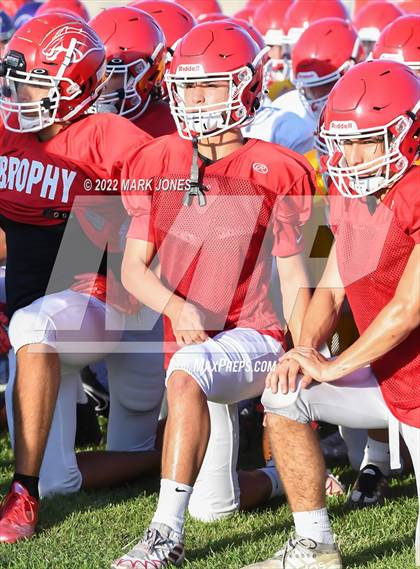 Thumbnail 2 in Queen Creek vs. Brophy College Prep (Scrimmage)  photogallery.
