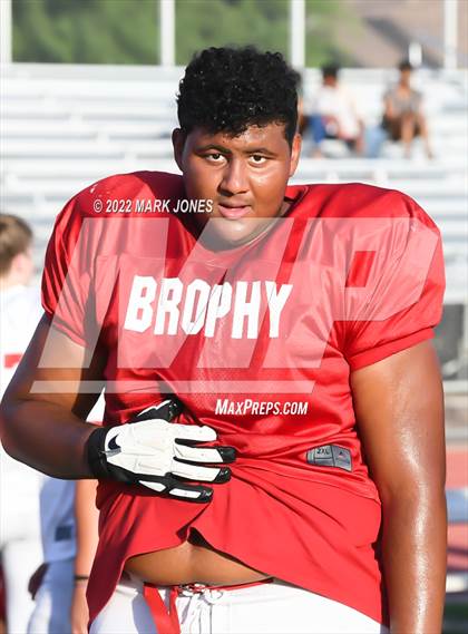 Thumbnail 2 in Queen Creek vs. Brophy College Prep (Scrimmage)  photogallery.