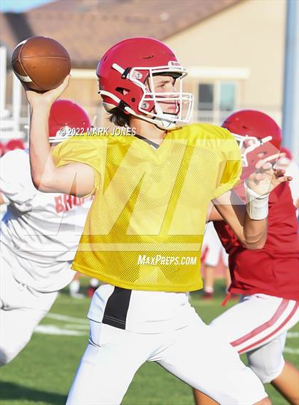 Thumbnail 3 in Queen Creek vs. Brophy College Prep (Scrimmage)  photogallery.