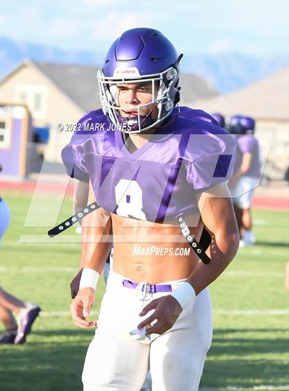 Thumbnail 3 in Queen Creek vs. Brophy College Prep (Scrimmage)  photogallery.