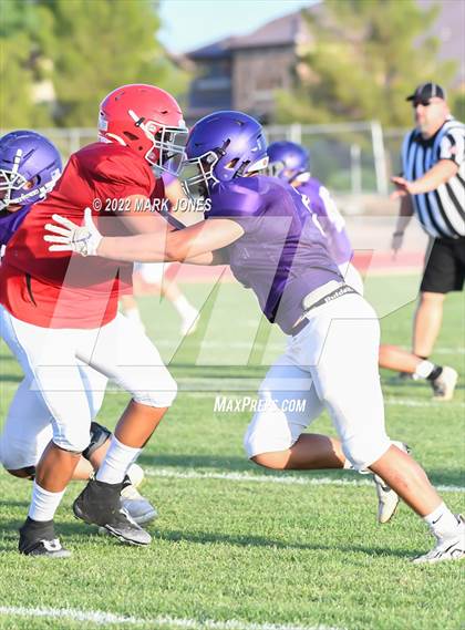 Thumbnail 3 in Queen Creek vs. Brophy College Prep (Scrimmage)  photogallery.