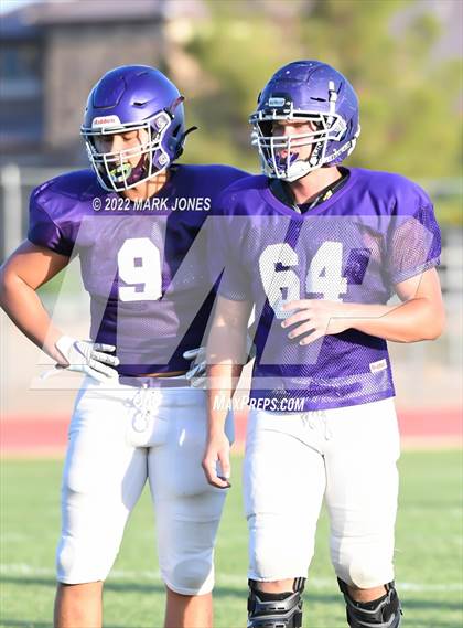 Thumbnail 2 in Queen Creek vs. Brophy College Prep (Scrimmage)  photogallery.