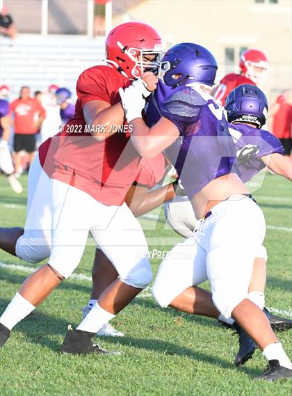 Thumbnail 2 in Queen Creek vs. Brophy College Prep (Scrimmage)  photogallery.