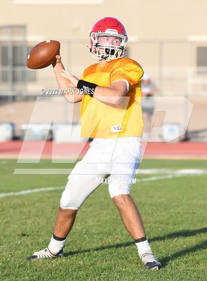 Thumbnail 1 in Queen Creek vs. Brophy College Prep (Scrimmage)  photogallery.
