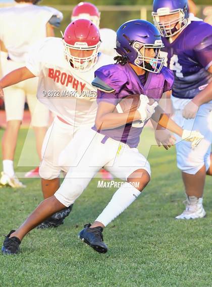 Thumbnail 2 in Queen Creek vs. Brophy College Prep (Scrimmage)  photogallery.