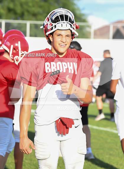Thumbnail 3 in Queen Creek vs. Brophy College Prep (Scrimmage)  photogallery.