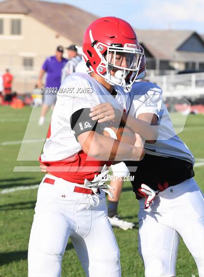 Thumbnail 3 in Queen Creek vs. Brophy College Prep (Scrimmage)  photogallery.