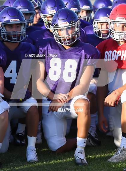 Thumbnail 3 in Queen Creek vs. Brophy College Prep (Scrimmage)  photogallery.