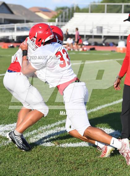 Thumbnail 1 in Queen Creek vs. Brophy College Prep (Scrimmage)  photogallery.